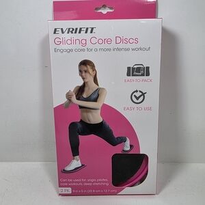 EVRIFIT Pink and Black Gliding Core Discs